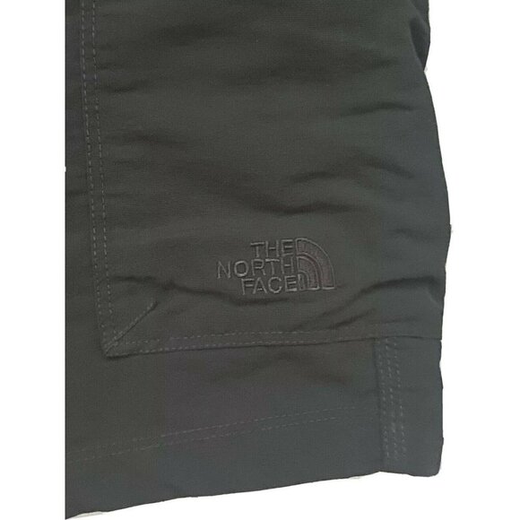 North Face Mens Dark Gray Cargo Nylon Shorts 36" Zip Pockets Lightweight Logo - Picture 6 of 12